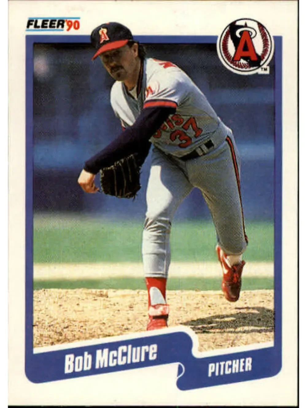 1990 Bob McClure Fleer Baseball Card #139